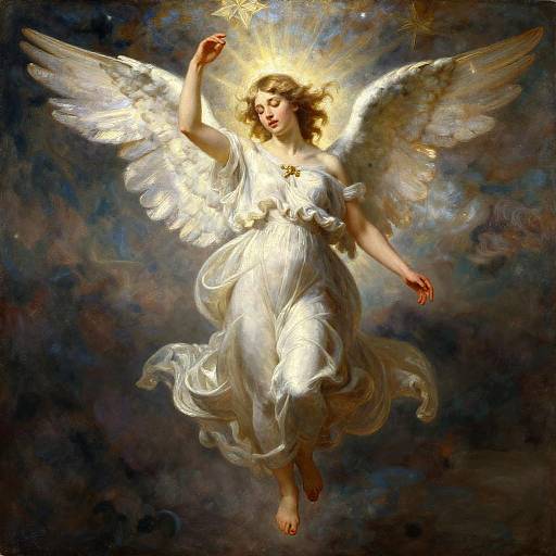 Celestial Angel Oil Painting