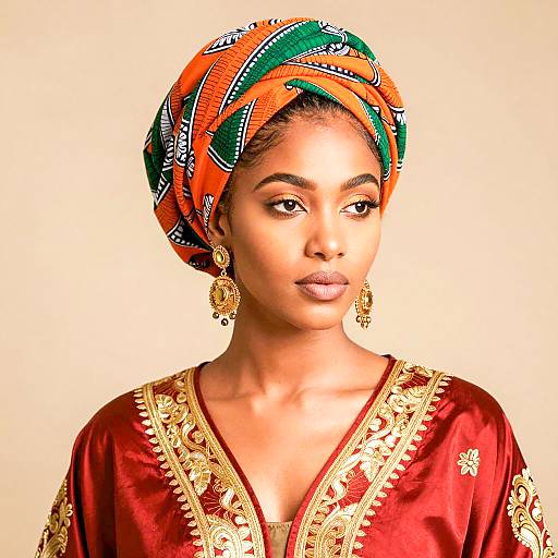 Elegant Portrait of a Young Woman