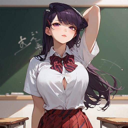 Komi Shouko in Classroom Scene