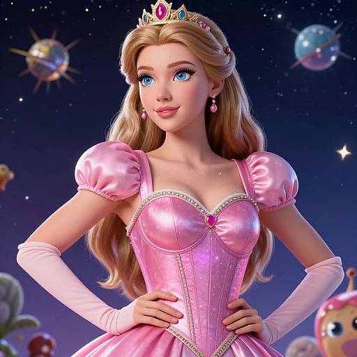 Galatea as Space Princess