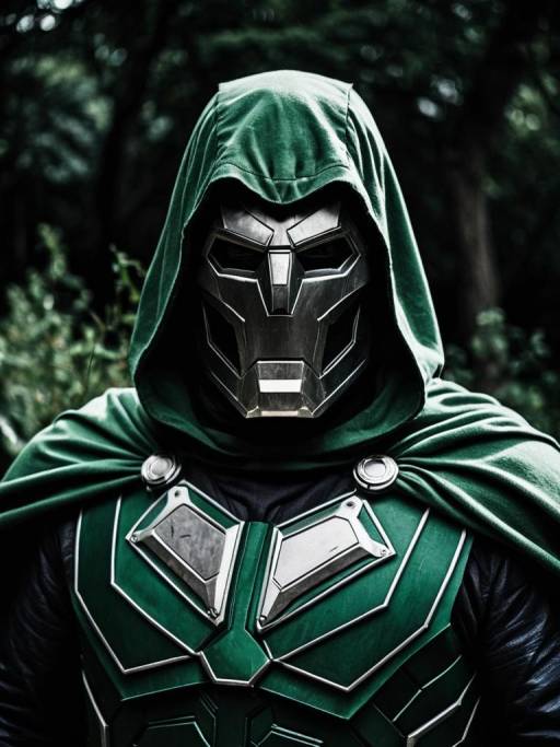 Dramatic Outdoor Portrait of Doctor Doom