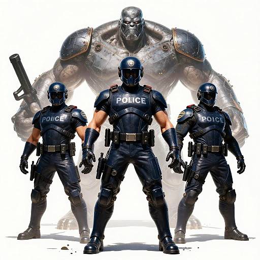 Digital Ghost Evading Police Troopers