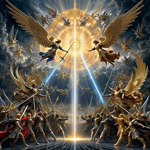 Kinetic Art: Battle of the Angels