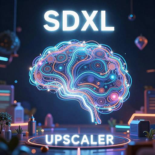 SDXL Upscaler Neural Network Art