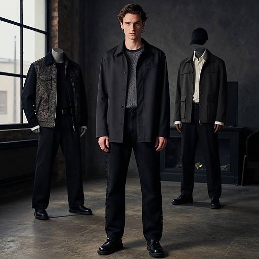 Modern European Man Fashion Editorial