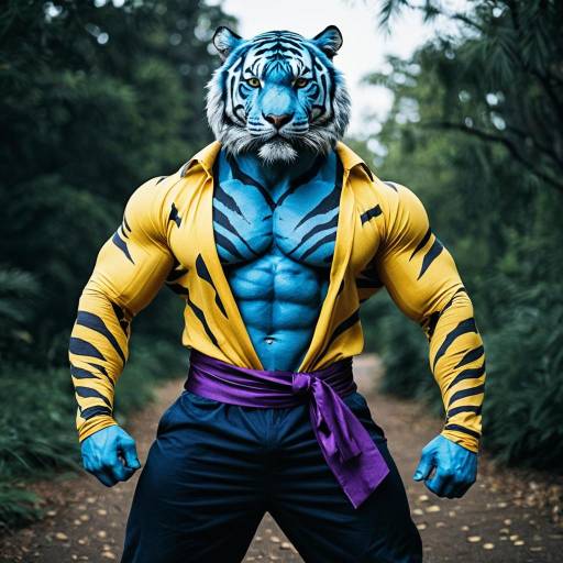 Muscular Arlong Cosplay Costume Design
