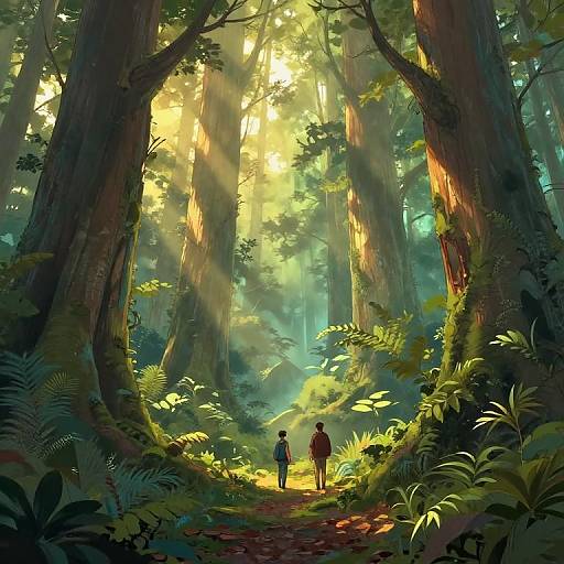 Mystical Ancient Forest Exploration