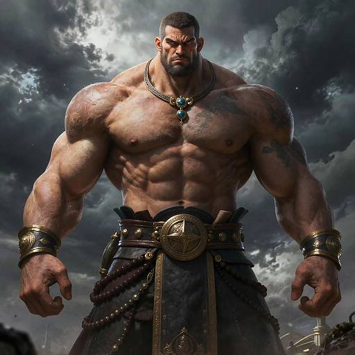 Epic Gigachad Fantasy Warrior