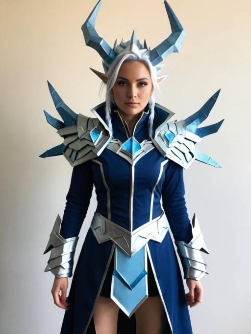 Woman Cosplay as The Storm King