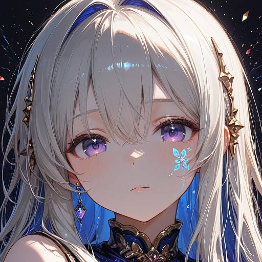 Fantasy Anime Girl Portrait