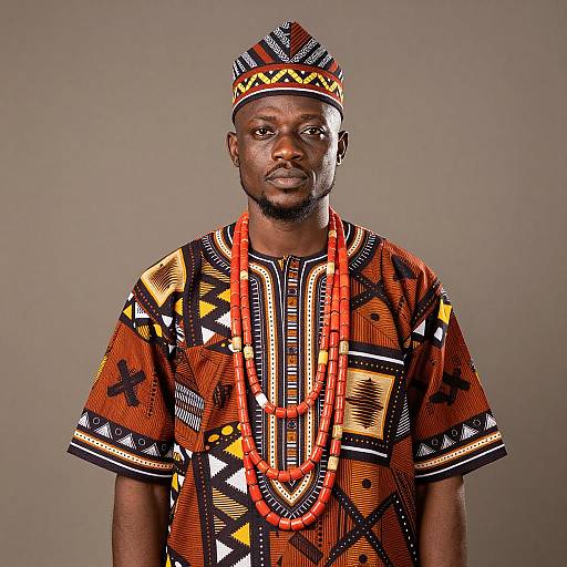 Vibrant African Fashion Portrait