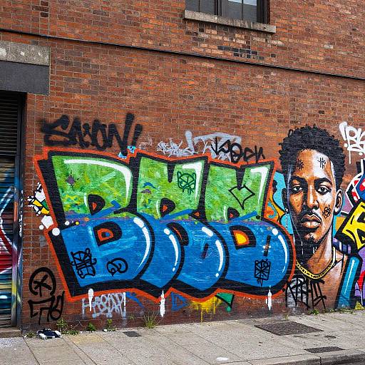 Vibrant Urban Graffiti Scene