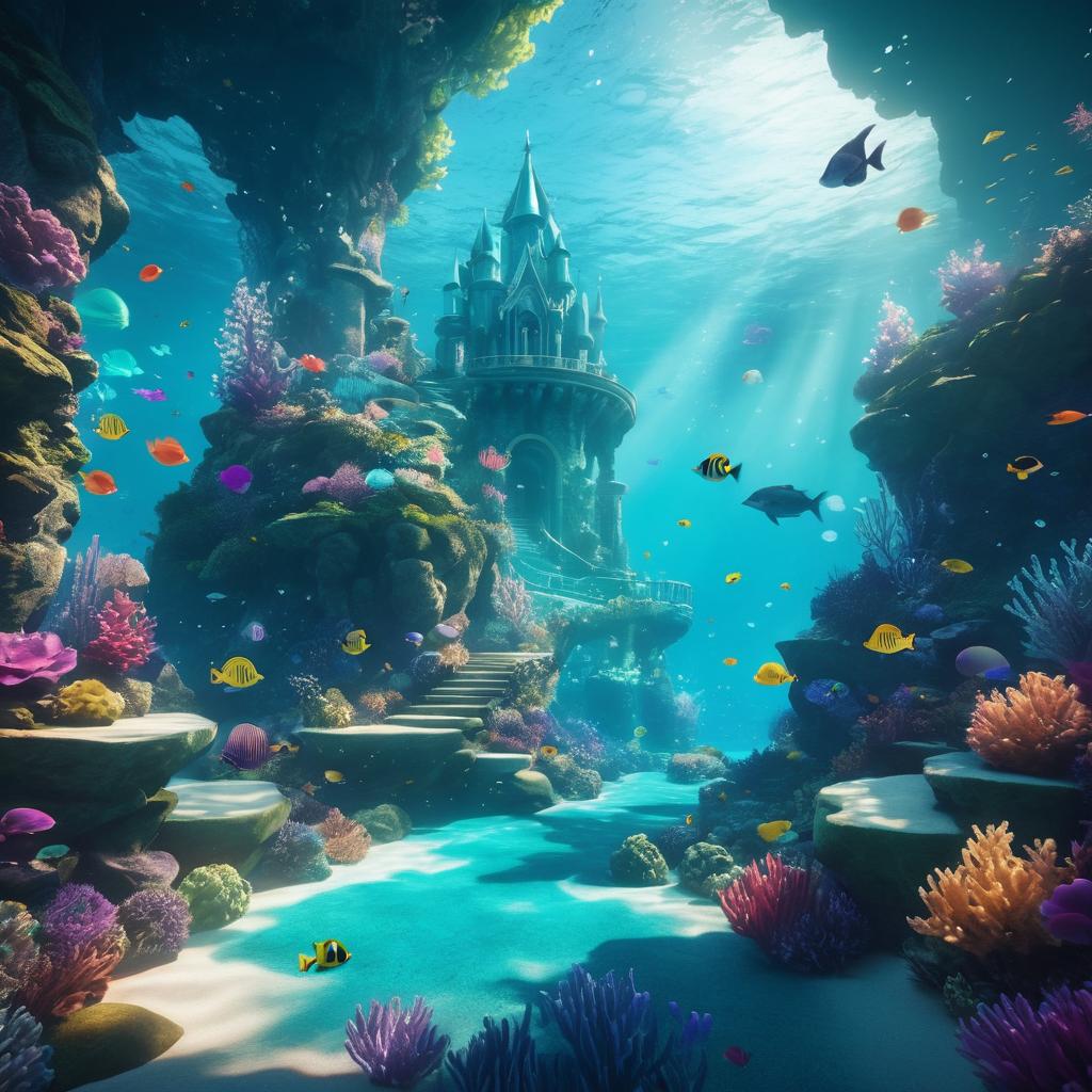 Underwater Kingdom of Imagination and Dreams