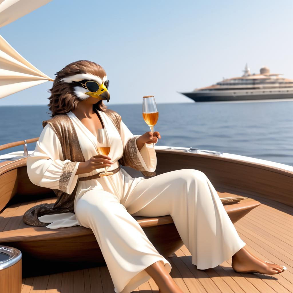 Yoga Falcon: A Chic Nautical Dream