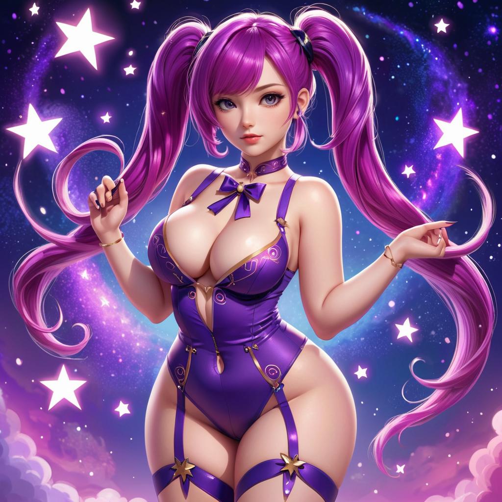 Enchanting Fantasy Art of a Curvy Girl