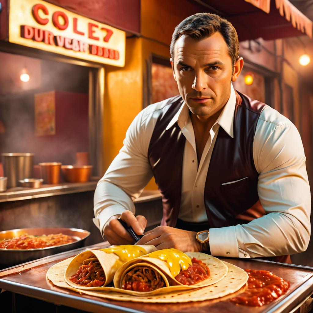 James Bond Enjoys Tacos in Humor