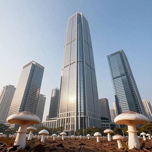 Surreal Skyscrapers Growing Like Mushrooms