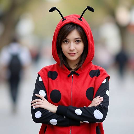 Realistic Ladybug Costume Portrait