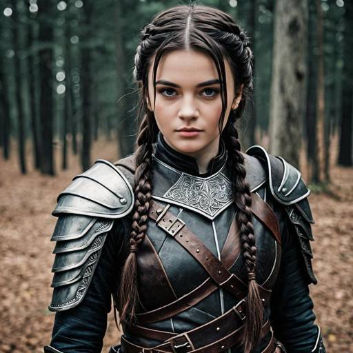 Young Heroic Female Cosplay Costume