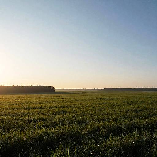 Tranquil Meadow at Dawn