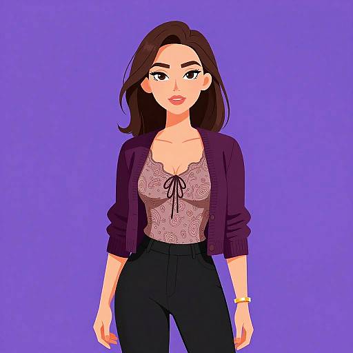 Stylish Business Casual Woman Portrait