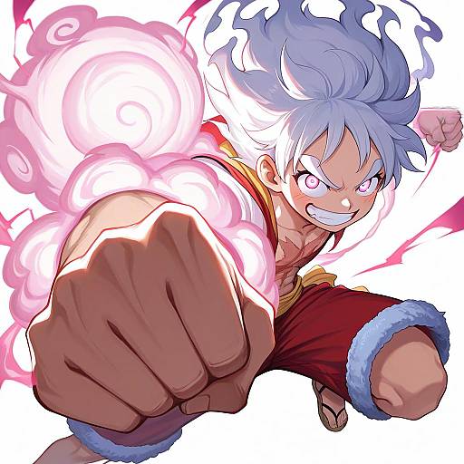 Luffy's Gear Fifth Lightning Punch