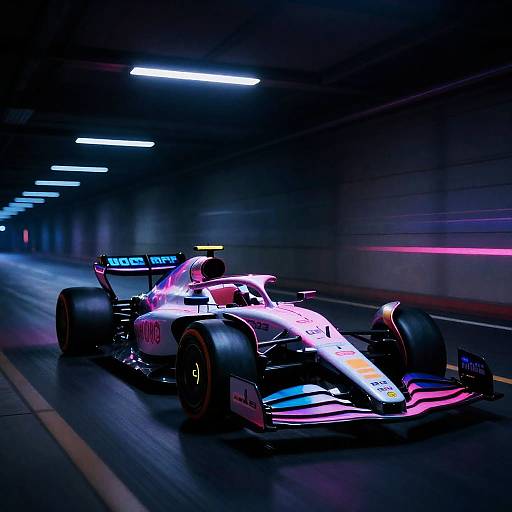 Neon Noir Sci-Fi Formula 1