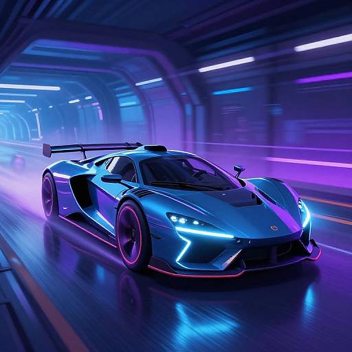 Futuristic Hovering Sports Car Concept