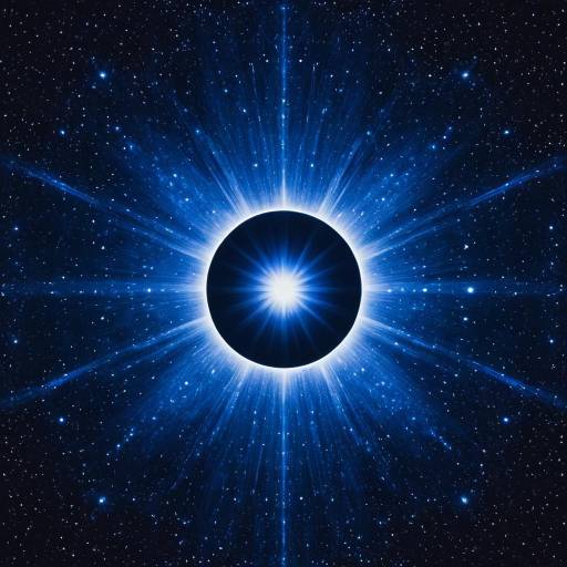 Ultramarine Blue Light Painting Nebula