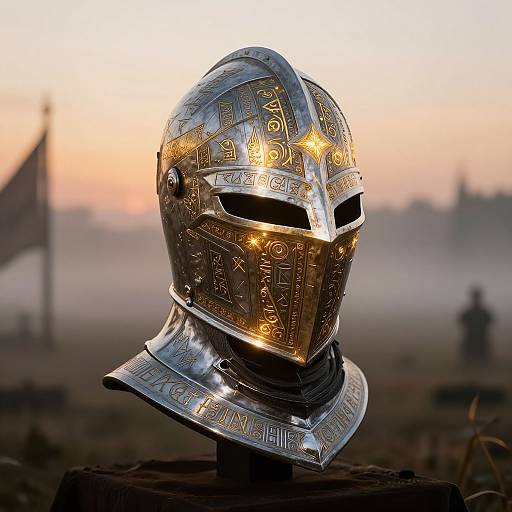 Enchanted Fantasy Knight Helmet
