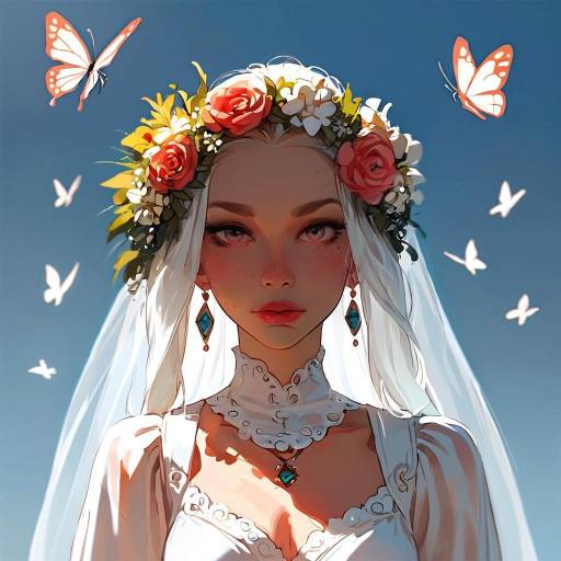 Enchanting Sunset Portrait of a Woman