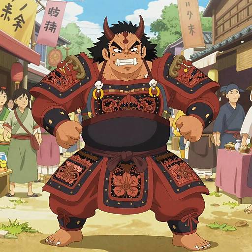 Gentle Oni Sneaking at Festival