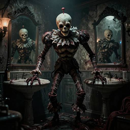 Creepy Spring Heeled Jack Horror Still