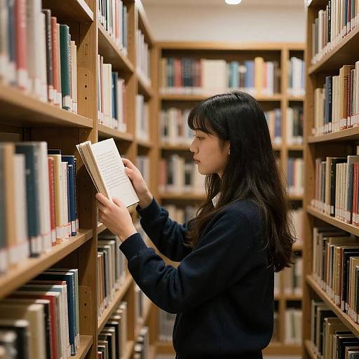 Whispering Books in Mystic Library