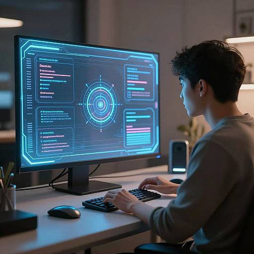 Futuristic ComfyUI Clip Skip Interface