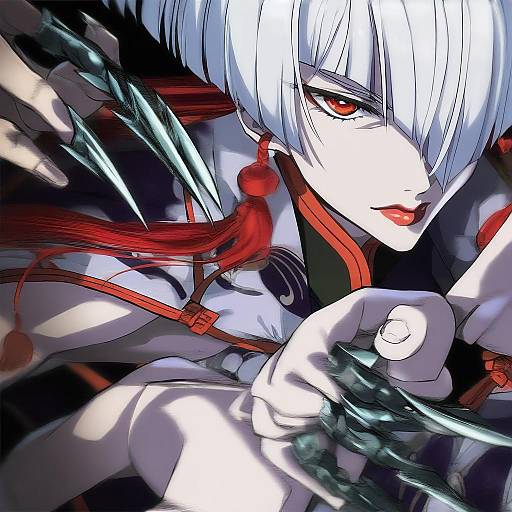 Illustration of A.k.i. (street fighter), street fighter in the style of Kimura takahiro