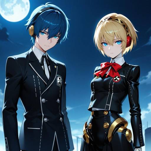 Aigis from Persona Under Full Moon