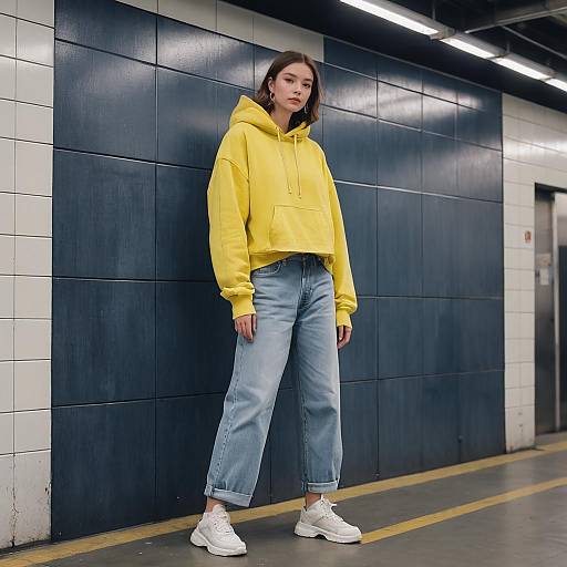 Y2K Fashion: Minimalist Subway Photography