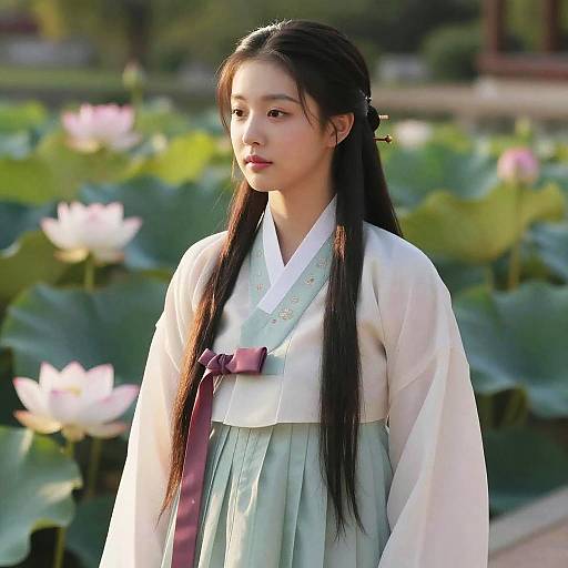 Jimin in Traditional Hanbok Garden