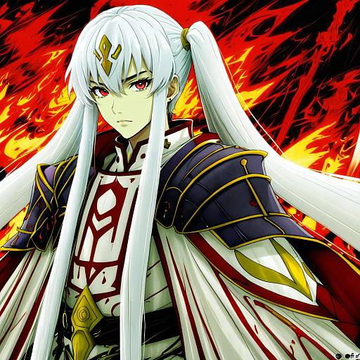 Illustration of Grima (fire emblem), fire emblem in the style of Tof