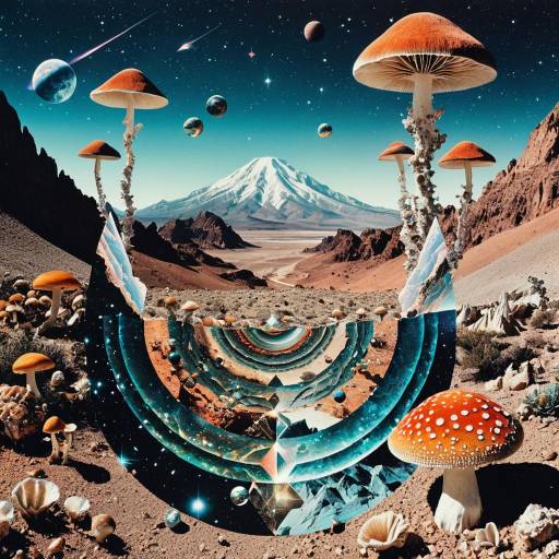 Surreal Psychedelic Collage Art Surreal Psychedelic Collage Art