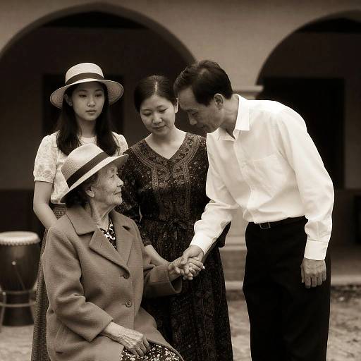 Sepia Photograph of Four Diverse Individuals