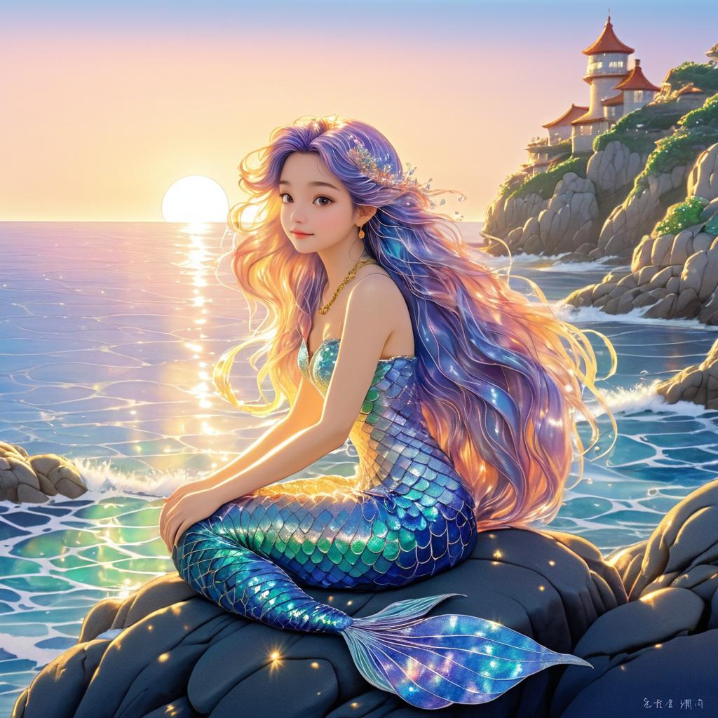 Whimsical Mermaid by Serene Sunset