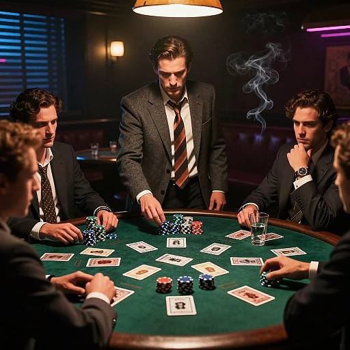 Noir Bull in High-Stakes Speakeasy