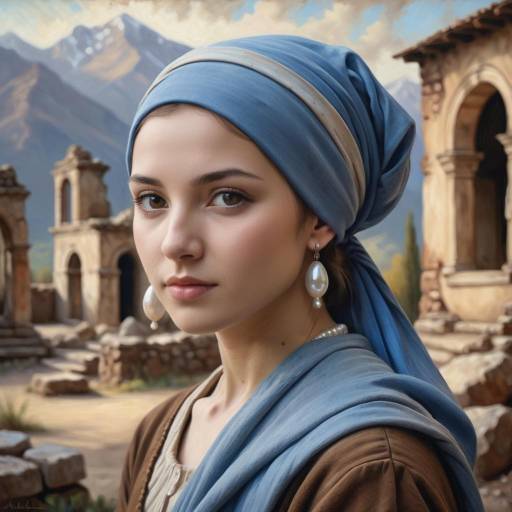 Renaissance Portrait of Woman with Earring