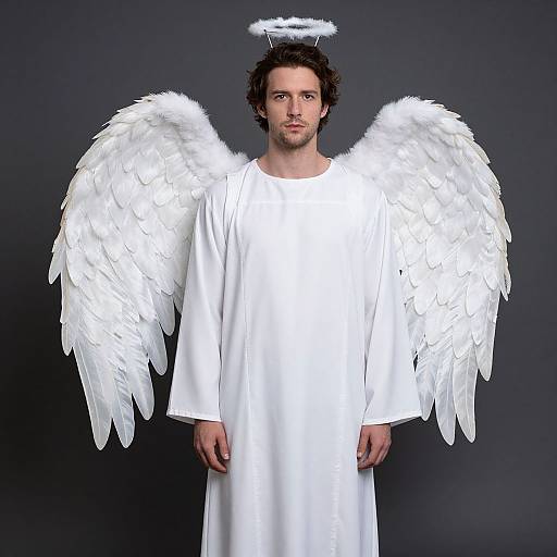 Weeping Angel Costume with White Robe
