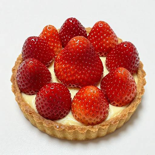Delicious Strawberry Tart Close-Up