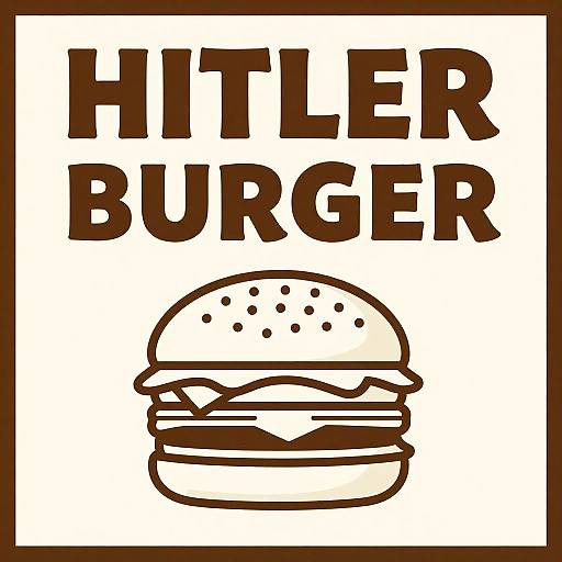 Retro 1940s Wartime Burger Packaging