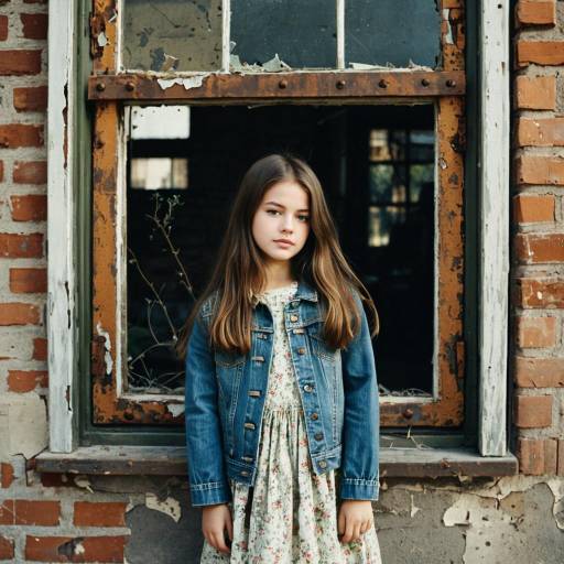 Charming Kids Fashion in Urban Setting