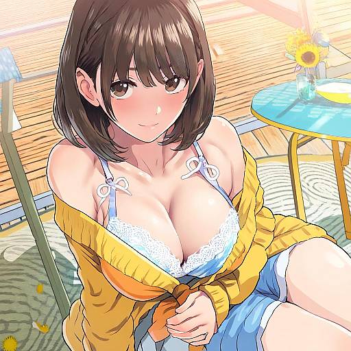 Illustration of Anegasaki nene, love plus in the style of Boris (noborhys)